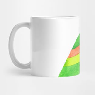 Green triangle Mug